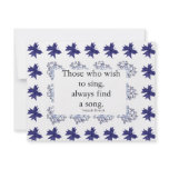 Those who wish to sing Invitation
