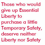 Those who would give up Essential Liberty to pu... Polo T-shirt