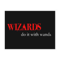 Those Wizards.... Postcard