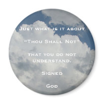 thou shall not button magnets