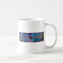 Thou Shalt Create Peace-blue Coffee Mug
