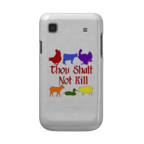 Thou Shalt Not Kill Samsung Galaxy S Cases