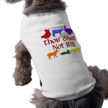 Thou Shalt Not Kill Doggie Tee Shirt