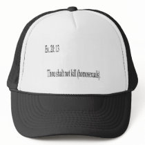 Thou shalt not kill homosexuals apparel hats by freepaganpages Thou shalt not kill homosexuals apparel hats