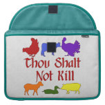 Thou Shalt Not Kill Sleeves For Macbooks