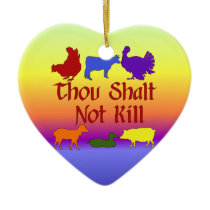 Thou Shalt Not Kill Ornament