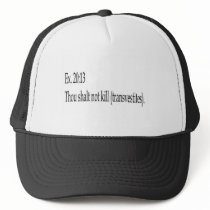 Thou shalt not kill transvestites apparel hats by freepaganpages Thou shalt not kill transvestites apparel hats