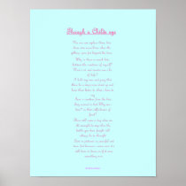 Though a child`s eye  by Adrienne Marron Print