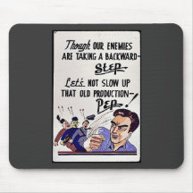 Though Our Enemies Are Taking A Backward Step, Let Mousepad