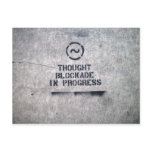Thought Blockade Postcards
