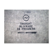 Thought Blockade postkarten