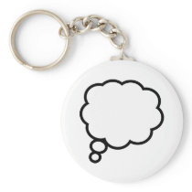 Thought Bubble Keychain