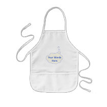 Thought Bubble Template aprons