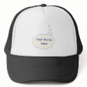 Thought Bubble Template hats