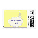 Thought Bubble Template postage