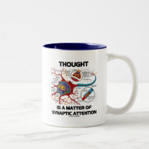 Thought Is A Matter Of Synaptic Attention (Neuron) Coffee Mugs