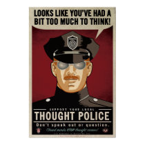 Thought Police Poster posters