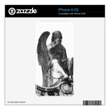 Thoughtful Angel iPhone 4 Decals