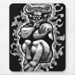 Thoughtful Demon Mousepad