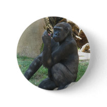 Thoughtful Gorilla Button