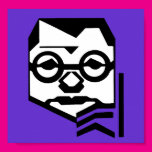 Thoughtful Man With Glasses Posters