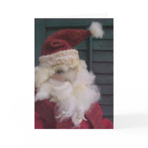 Thoughtful Santa Doll Card
