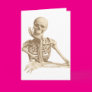Thoughtful Skeleton Card
