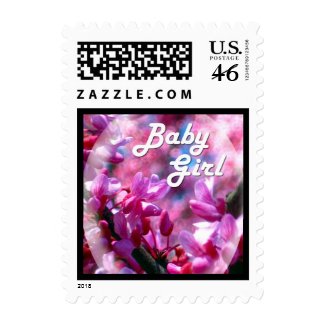 Thoughtfulness BABY GIRL Postage Stamps