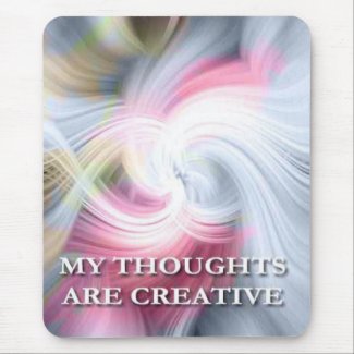 Thoughts-Affirmations-motivating mousepads mousepad