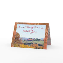 Thoughts are with You-any occasion Greeting Card