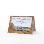 Thoughts are with You-any occasion cards