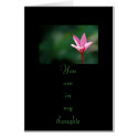 Thoughts Card