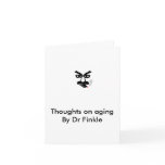 Thoughts on aging greeting card