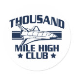 Thousand Mile High Club Stickers