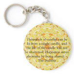 Thousands of candles can be lit from a single..... key chain