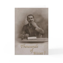 Thousands of Kisses Greeting Cards