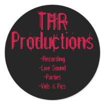 THR, Productions, -Recording-Live Sound-Parties... stickers by THRProductions THR, Productions, -Recording-Live Sound-Parties... stickers