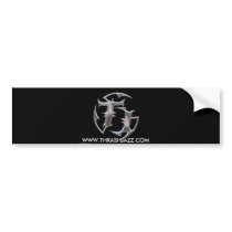 Thrash Jazz Bumper Sticker bumper stickers by Thrashbandmerch Thrash Jazz Bumper Sticker bumper stickers