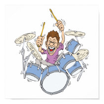 thrashing drummer posters