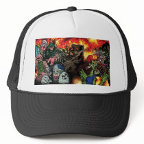 Thrashing Like A Maniac - Trucker Cap with art hats