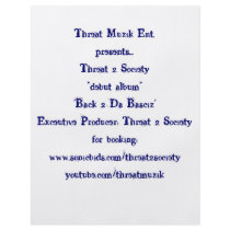 Threat Muzik Ent.presents...Threat 2 Society"de... Flyer Design