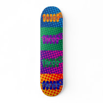 "Three3Three" Retro Throwback Deck skateboards