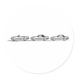 Three 107 SLs Stickers