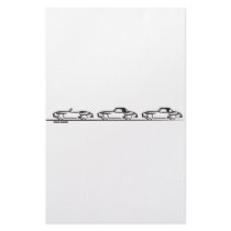 Three 190SLs stationery