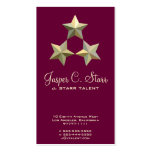 Three 3d Stars Business Card Templates