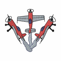 Three Aerobatics embroidered shirts