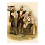 Three Alpine Herdsmen / Cheesemakers from Gruyeres Post Cards