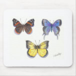 Three American Butterflies Mousepad