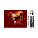 Three Ancient Horses Postage postage by Lotacats Three Ancient Horses Postage postage