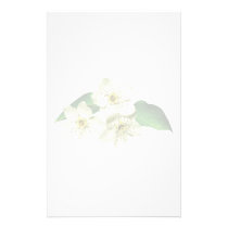 Three Apple Blossoms stationery